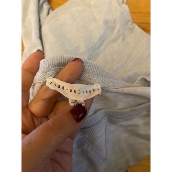 Jane & Delancy women’s grey 3/4 cotton blend button accent tunic size small - Picture 8 of 9